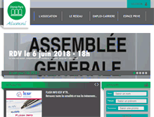 Tablet Screenshot of chimie-paris.org